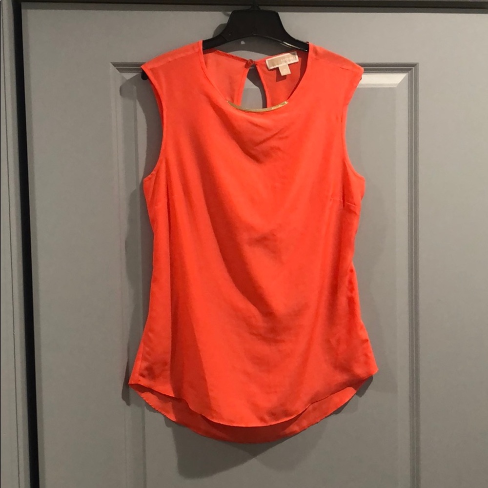 Michael Kors Coral Tank Blouse